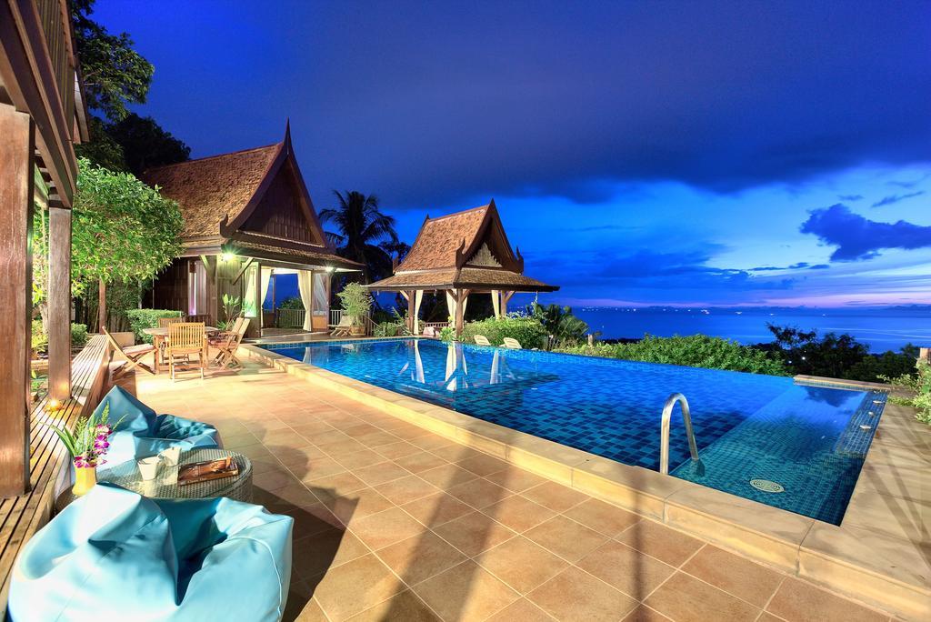 Villa Thai Teak - Panoramic Sea & Sunset Views Koh Samui Phòng bức ảnh